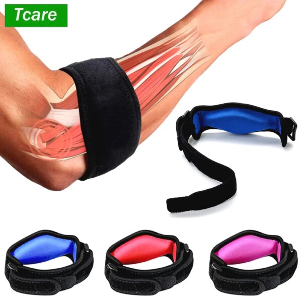 1 PCS Adjustable Elbow Support Basketball Tennis Golf Elbow Support Strap Elbow Pads Lateral Pain Syndrome Epicondylitis Braces