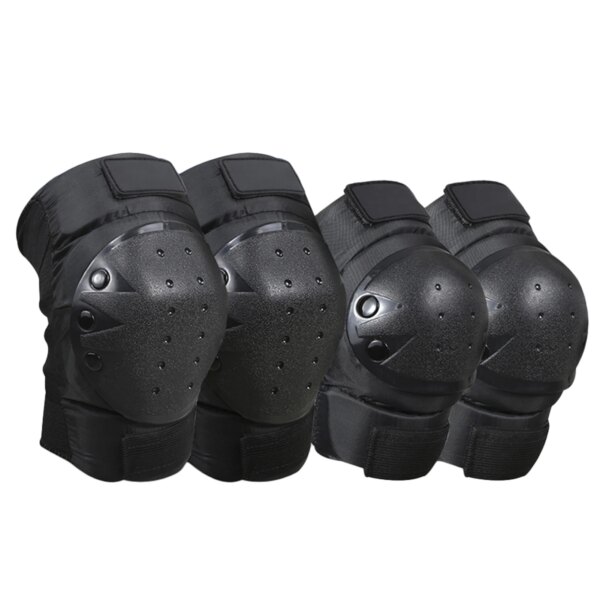 1 Pair Cycling Knee Brace and Elbow Guards Bicycle MTB Bike Motorcycle Riding Knee Support Protective Pads Guards