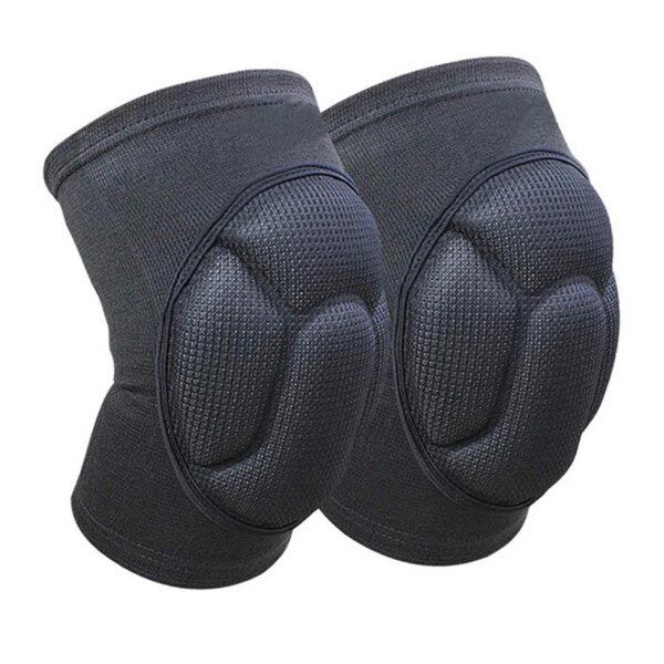 1 Pair Kneepad Thickening Training Elastic Knee Pad Protective  Basketball Football Volleyball Extreme Sports Protecto