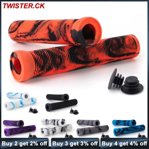 1 Pair Non-Slip Rubber Handlebar Cover Bike Handlebar Grips Cover For 22.2mm Handlebar Scooter Grips BMX Bike Bars