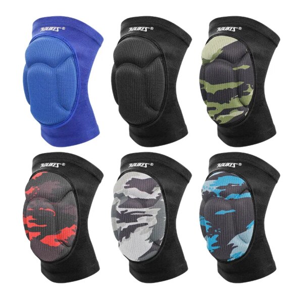 1 Pair Thickening Football Volleyball Extreme Sports Knee Pads Brace Support Protect Cycling Knee Protector Kneepad