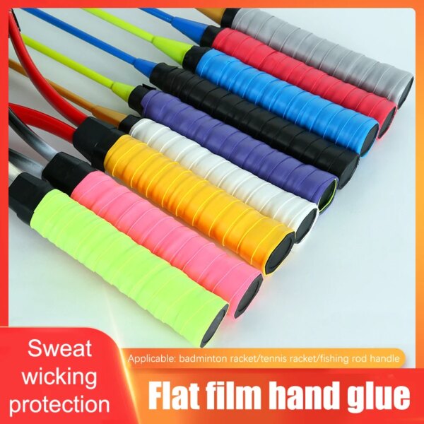 1 Pc Dry Tennis Racket Grip Anti-skid Sweat Absorbed Wraps Taps Badminton Grips Racquet Vibration Overgrip Sports Sweatband