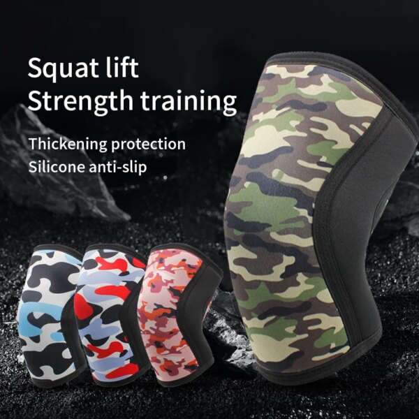 1 Pc Nylon Sports Kneepads Compression Weightlifting Pressured Crossfit Training Knee Pads Support Women Men