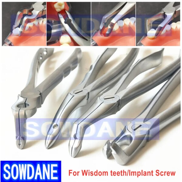 1 piece Dental Forcep Root Fragment Minimally Invasive Tooth Extraction Forcep Dental wisdom teeth plier Dental Surgical Tool