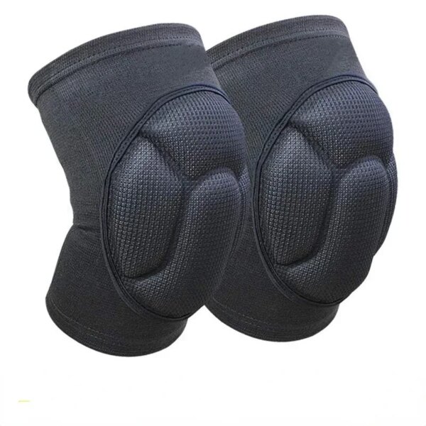 1 Pair Protective Knee Pads Thick Sponge Football Volleyball Extreme Sports Anti-Slip Collision Avoidance Kneepad Brace