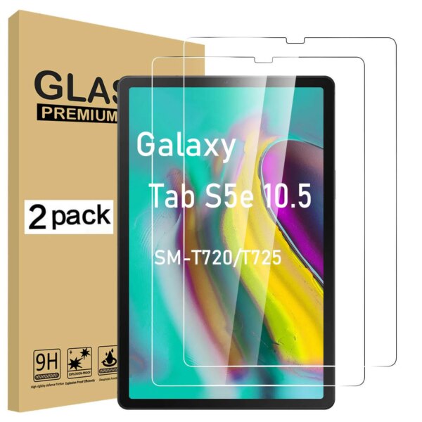 ( 2 Pack ) Tempered Glass For Samsung Galaxy Tab S5e 10.5 2019 SM-T720 SM-T725 T720 T725 Tablet Screen Protector Film