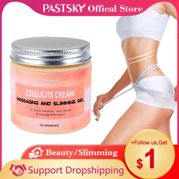 [US Stock] 200g/250g Fat Burner Cream Slimming Gel Anti-cellulite Full Body Losing Weight Massager Health & Beauty Skin Firming