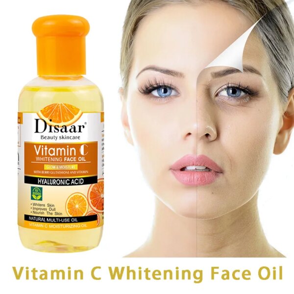 Vitamin C Face Oil Skin Care Deep Repairing Anti Wrinkles Whitening Face Enhance Skin Elasticity Facial Care Essencial Oil