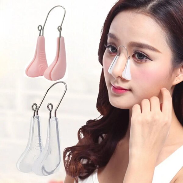 1 PC Soft Silicone Nose Shaper Lifting Clip Nose Bridge Shaping Corrector Nose Up Slimming Massager Beauty Tools