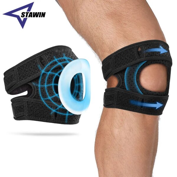 1 PCS Patella Knee Brace for Knee Pain, Knee Compression Sleeve for Arthritis Pain and Support, Workout Knee Guard and Knee Pads