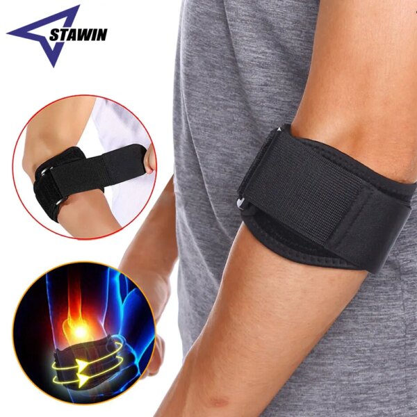 1 PCS Tennis Elbow Brace with Acupressure Point for Tendonitis - Relief for Men Women with Golfer's Elbow - Golf Elbow Treatment