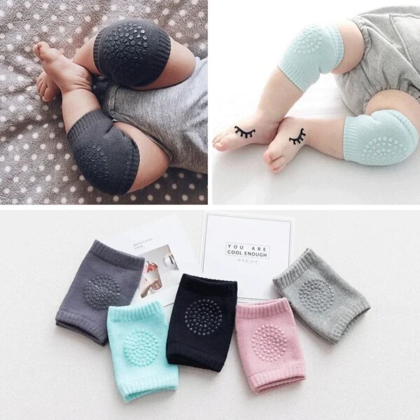 1 Pair Baby Knee Pad Kids Leg Warmers Safety Crawling Elbow Cushion Infant Toddlers Support Protector  Kneecap Walking Pad Socks