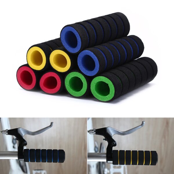 1 Pair Bicycle Grips MTB Sponge Handlebar Cover Ultraight Anti-Skid Shock-Absorbing Handlebar Sleeve Bike Accessories