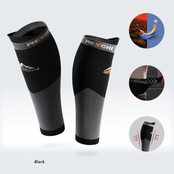 1 Pair Calf Leg Running Compression Sleeve Socks Shin Splint Support Brace Guard Sports Soccer Gear Nylon Support Sock