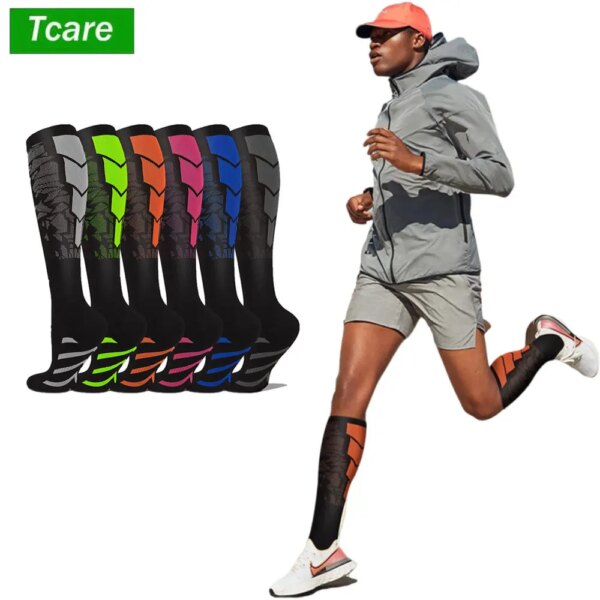 1 Pair Compression Socks Graduated Crossfit Training Running Recovery Cycling Travel Socks Outdoor Men Women Running Sport Socks