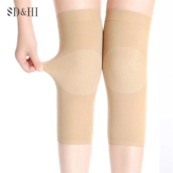 1 Pair Knee Support Braces Elastic Nylon Sport Compression Knee Pad Sleeve For Sports Fitness Running Cycling