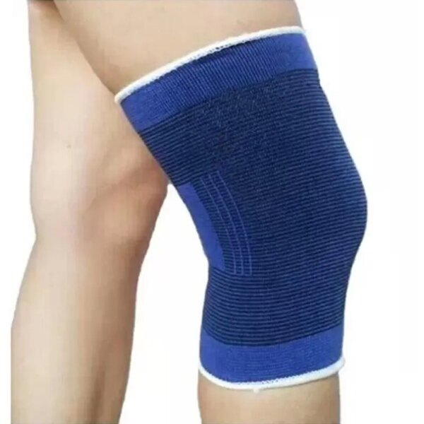 1 Pair Sport Knee Support Elbow Protect Breathable Kneepads Relieve Arthritis Injury Bandage Knee Guard Blue