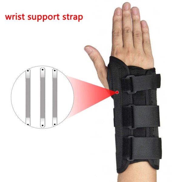 1 Piece Adjustable Carpal Tunnel Medical Wrist Support Brace Support Pads Sprain Forearm Splint Band Strap Protector Wrist Strap