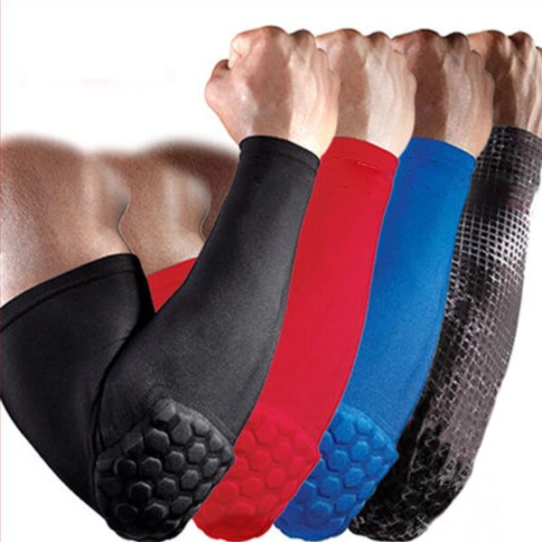 1 piece Basketball volleyball Elbow Pads Protector elbow support Brace Guard Elastic Sport Safety Arm Sleeve Warmer Pad 2018