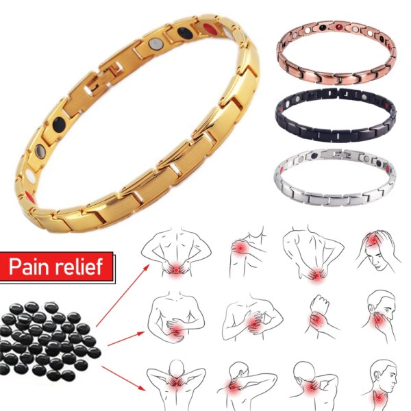 Women Magnetic Therapy Magnet Bracelet Retro Creative Magnetic Bracelet Weight Loss Sleep Aid Bracelet Health Care Tool