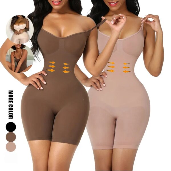 Women Seamless Bodysuit Push Up Corset Waist Trainer Trimmer Butt Lifter Body Shaper Slimming Shapewear Tummy Control Underwear