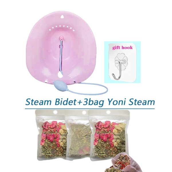 Women Yoni steam & Yonisteam Bidet Feminine Hygiene Yoni Steam Seat Chinese Herbal Detox Steam Yoni SPA for Women Vaginal Health