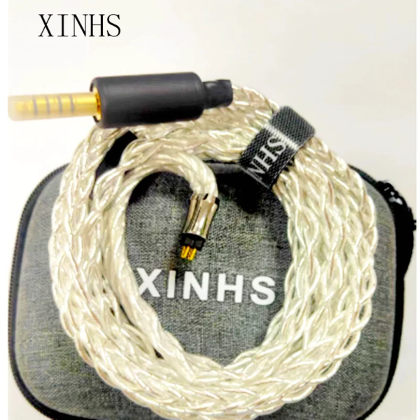 XINHS S06 8-strand high-purity silver plated palladium earphone upgrade cable