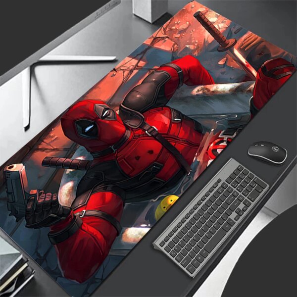 Xxl Mouse Mat Deadpool Gaming Mouse Pad 500*1000 Computer Offices Soft Pc Accessories Desk Protector Laptop Carpet Anti-skid HD