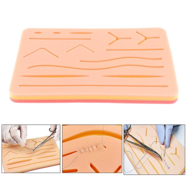 Y Traumatic Skin Suture Model Suturing Training Pad Wound silicone Reusable Practice Mat