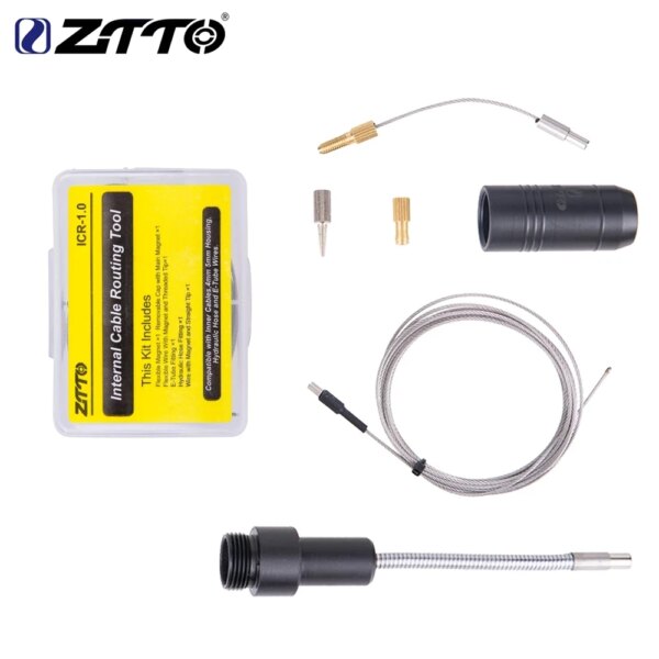 ZTTO Internal Cable Routing Tool For Bicycle Frame Shift Hydraulic Hose Wire Shifter Inner Cable DI E-Tube 2 Magnet