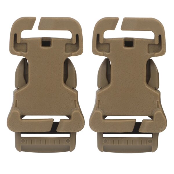 1 Inch QASM Buckle Quick Attach Surface Mount Tactical Mil-spec MOLLE PALS Webbing Airsoft Hunting Vest Modular Attachment Point