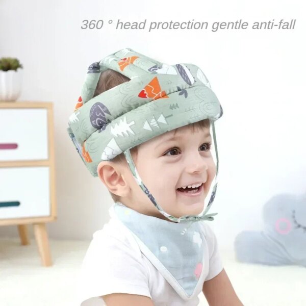 1 PCS Baby Safety Helmet Head Protection Hat Toddler Walk Crash Cap Adjustable Protective Headgear