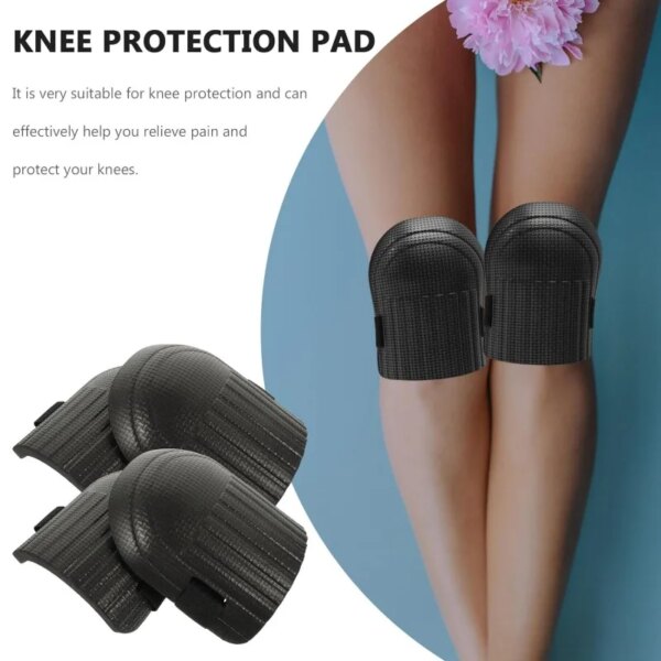 1 Pair Knee Protection Adjustable Pad Tile Mud Workers Knee Paste Floor Brick Artifacts Moisture Thickening Garden Work Tools