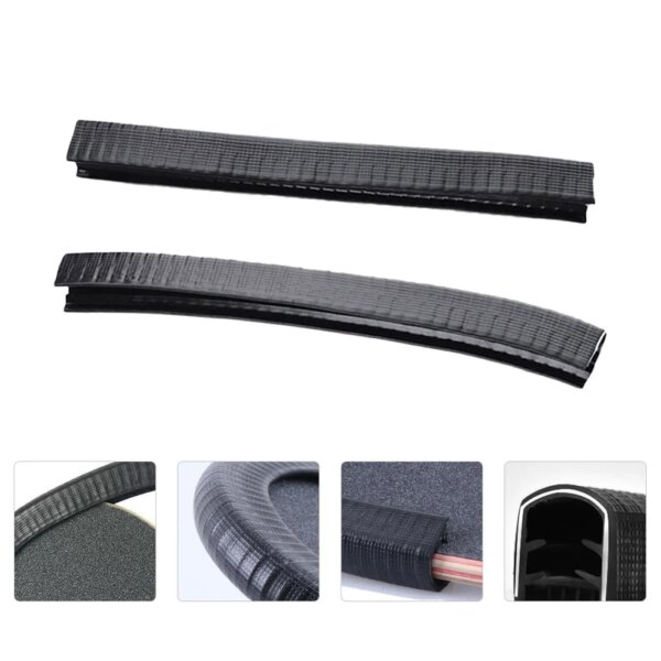 1 Pair of Wear-resistant Skateboard Parts Replacement Rail Deck Guards Deck Guards Protector Sleeve Strip Skate Board Edge