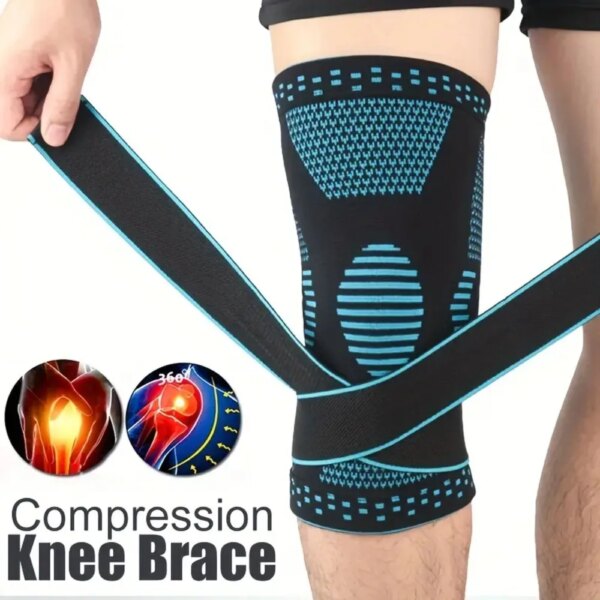 1 Pc Knee Pads Braces Sports Knee Support Men Women for Meniscus Tear ACL Arthritis Joints Protector Fitness Compression Sleeve